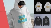 5953+ Hoodie Mockup Vk Free PSD