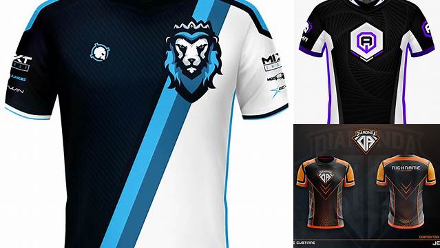 5956+ Esports Jersey Template Png Modern Design PSD