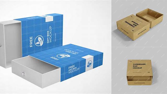 5959+ Drawer Box Packaging Mockup Creative PSD Templates