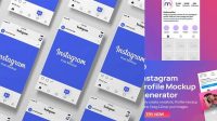 5961+ Free Instagram Mockup Generator Best for Showcase