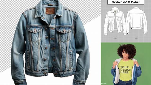 5964+ Jean Jacket Mockup Easy Editable