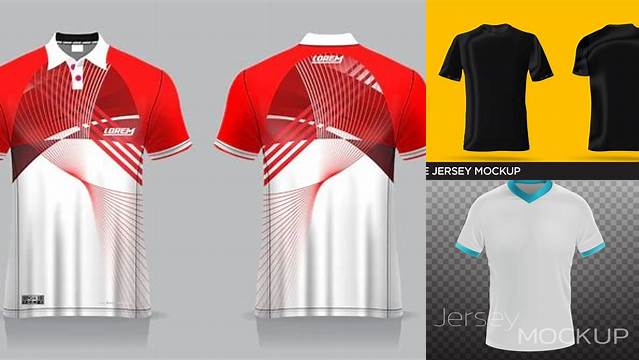 5967+ Mockup Jersey Polos Cdr Smart PNG Image