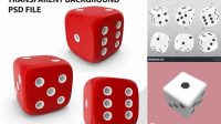 5968+ Dice Mockup Psd Hight Resolution