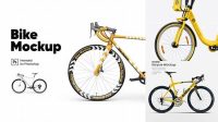 5971+ Bicycle Mockup Free Easy Editable