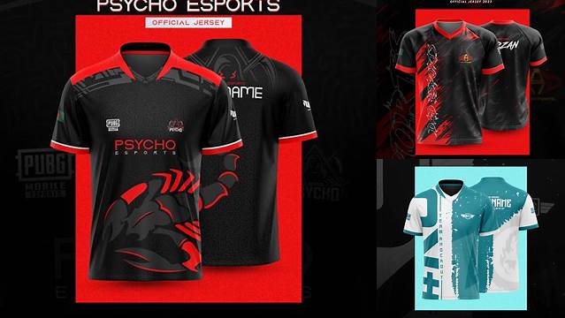 5973+ Esports Jersey Mockup Free Customizable Design Files