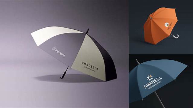 5987+ Umbrella Mockup Professional Quality PSD Freebie