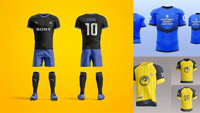 5991+ Mockup T-shirt Football Free PSD Download