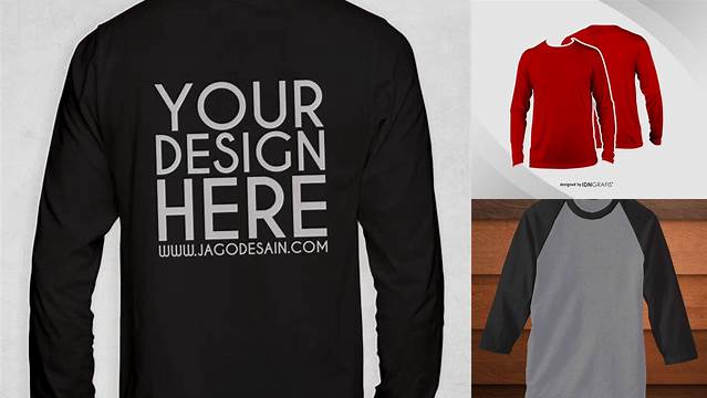 5994+ Mockup Kaos Lengan Panjang Cdr Download Free