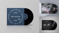 5994+ Vinyl Mockup Free Mockup PSD Free Download