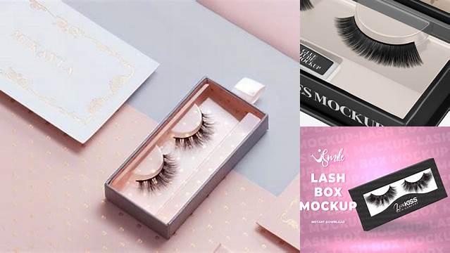 5997+ Lashes Box Mockup PSD Download