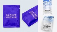 5997+ Milk Sachet Mockup PSD for Free