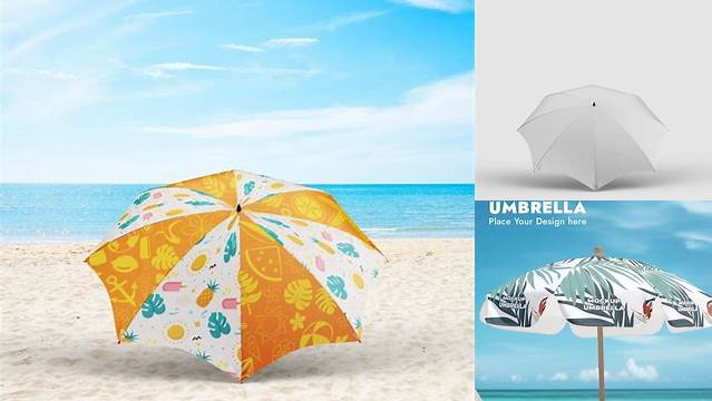 5999+ Beach Umbrella Mockup Free Download Now Free PSD Template