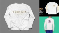 6002+ Long Sleeve T-shirt Mockup Free Download Digital Download