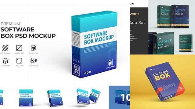 6003+ Software Box Mockup Online Best for Showcase