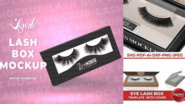 6008+ Lash Box Mockup Include TIFF