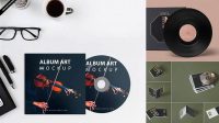 6011+ Album Mockup Psd Include TIFF