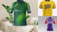 602+ Mockup Jersey Polos Psd Exclusive Free PSD Mockups