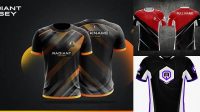 6026+ Esport Jersey Template Psd Easy Editable