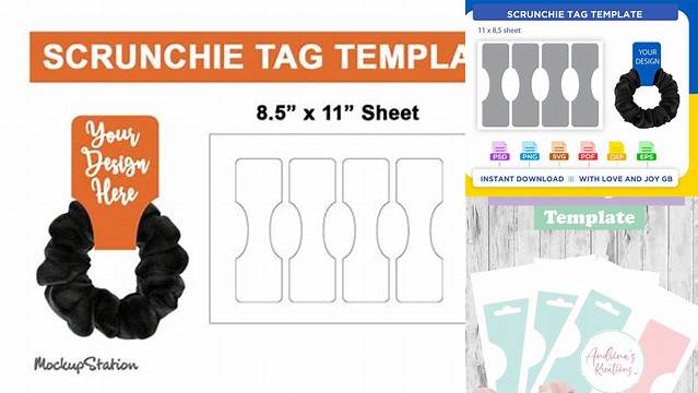 6029+ Free Printable Scrunchie Tags Stylish Free PSD