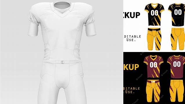 6040+ American Football Uniform Mockup Psd Free Download Easy Editable