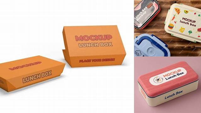 6041+ Lunch Box Mockup Premium Design Freebie