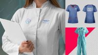 6046+ Medical Gown Mockup Customizable PSD Templates