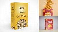 6051+ Cereal Mockup Free PSD Free Download