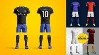 6052+ Mockup Uniformes De Futbol Layered PSD File Free Download