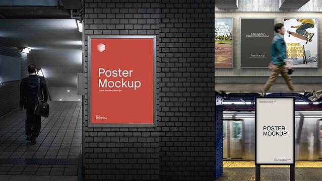 6054+ Subway Poster Mockup Free Mockup Templates