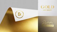 6065+ Gold Foil Mockup Hight Resolution