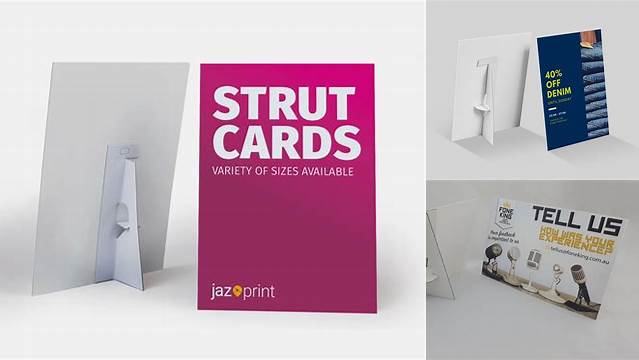 6068+ Strut Card Template PSD Free Download