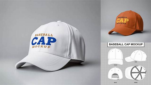 607+ Baseball Cap Mockup Smart PNG Image