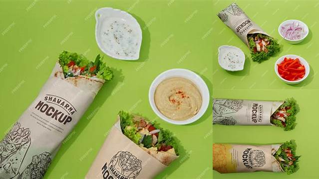 607+ Shawarma Mockup Free Free PSD