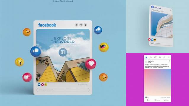 6080+ Facebook Post Mockup Free Versatile and Modern PSD Mockup