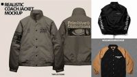 6083+ Mockup Coach Jacket High-Resolution PSD Download