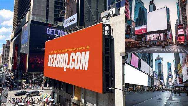 6087+ Times Square Mockup Free Hight Resolution