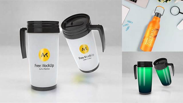 609+ Thermos Mockup Free Smart Editable Design Mockup