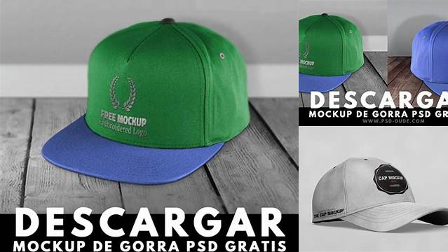 6090+ Gorras Mockup Free Download Free PSD