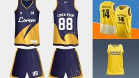 6099+ Free Mockup Basketball Jersey Easy Editable