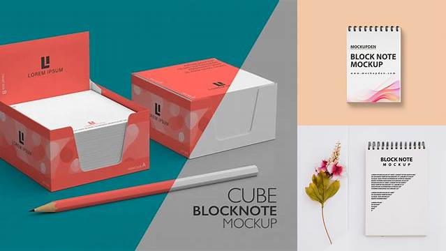 6100+ Cube Block Note Mockup PSD Free Download