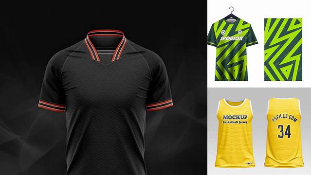 6104+ Yellow Images Jersey Mockup Free High Resolution