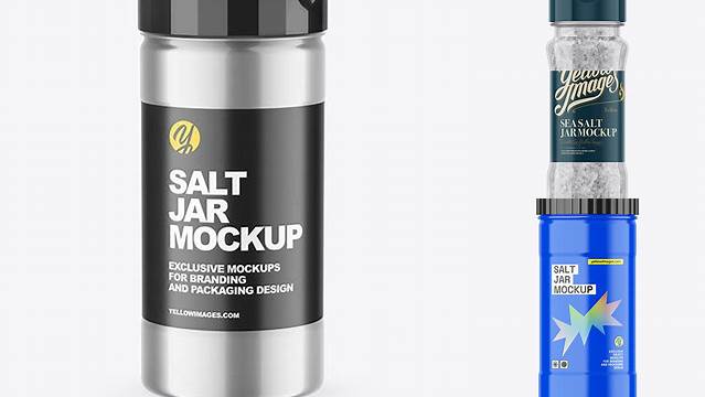 6108+ Salt Jar Mockup High Resolution