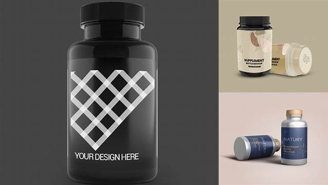 6108+ Supplement Bottle Mockup Free Download Easy Editable