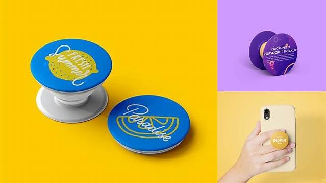 6111+ Popsocket Mockup Free PSD Free Download