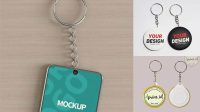 6119+ Mockup Pin Gantungan Kunci Mockup PSD Free Download