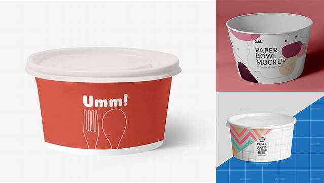 6120+ Paper Bowl Mockup Psd Free Free Mockup Templates