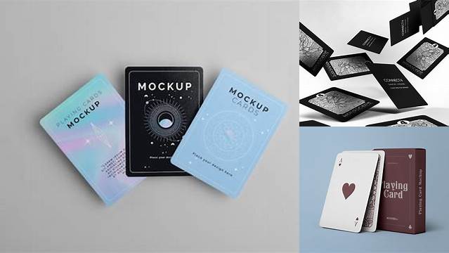 6129+ Game Card Mockup Free High-Quality PSD Files