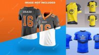 6135+ Football Jersey Mockup Psd Free Digital Download