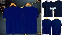 6136+ Mockup Kaos Navy Depan Belakang Best for Showcase