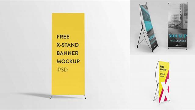 6150+ X Banner Mockup Free For Free Download